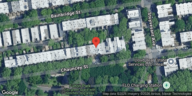 Aerial map of 89 CHAUNCEY STREET, Brooklyn