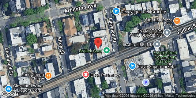 Aerial map of 3001 FULTON STREET, Brooklyn
