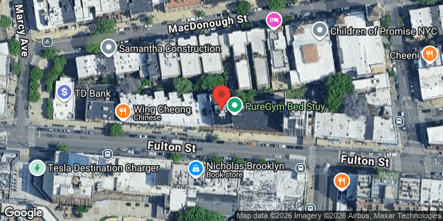 Aerial map of 1409 FULTON STREET, Brooklyn