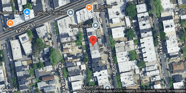 Aerial map of 194 HIGHLAND PLACE, Brooklyn