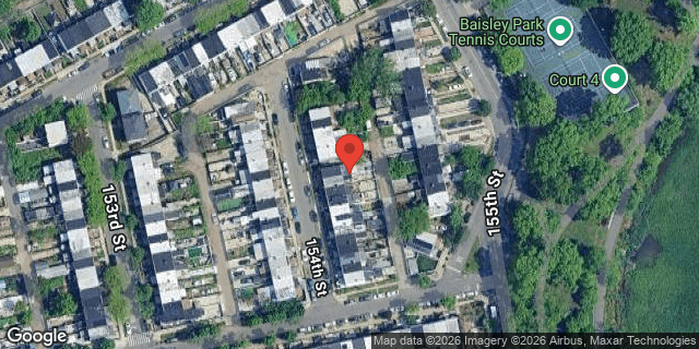 Aerial map of 118-41 154 STREET, Queens