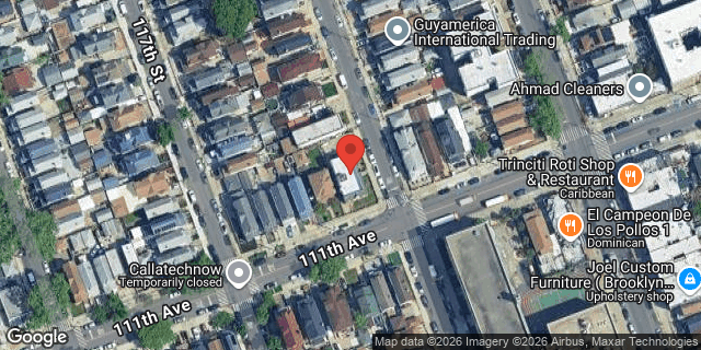 Aerial map of 109-54 118 STREET, Queens