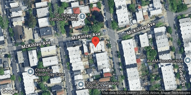 Aerial map of 268 MC KINLEY AVENUE, Brooklyn