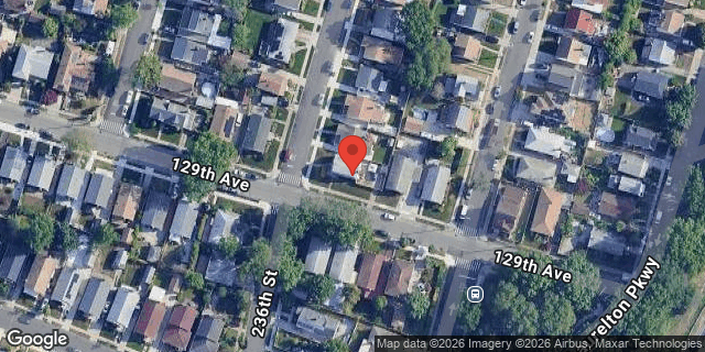Aerial map of 128-65 236 STREET, Queens