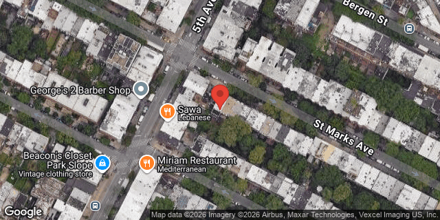 Aerial map of 10 ST MARKS AVENUE, Brooklyn