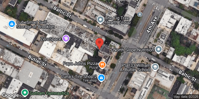 Aerial map of 596 BALTIC STREET, Brooklyn