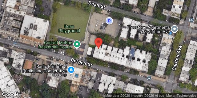 Aerial map of 531 BERGEN STREET, Brooklyn