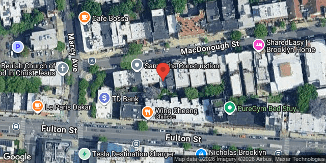 Aerial map of 20 MAC DONOUGH STREET, Brooklyn