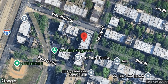 Aerial map of 596 HENRY STREET, Brooklyn