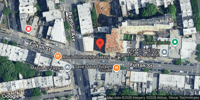 Aerial map of 1211 FULTON STREET, Brooklyn