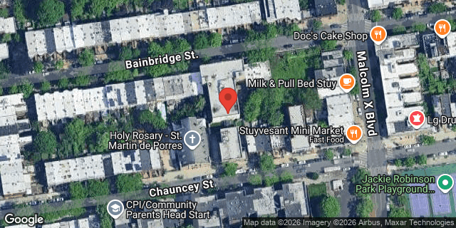 Aerial map of 141 CHAUNCEY STREET, Brooklyn
