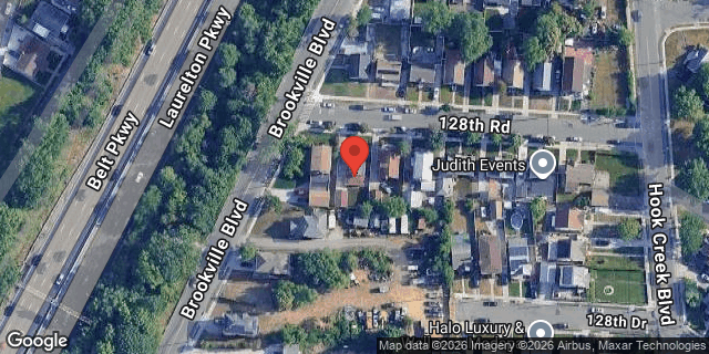 Aerial map of 240-08 128 ROAD, Queens