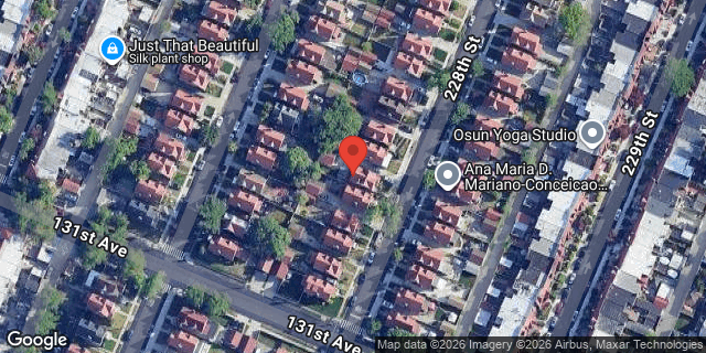 Aerial map of 130-56 228 STREET, Queens