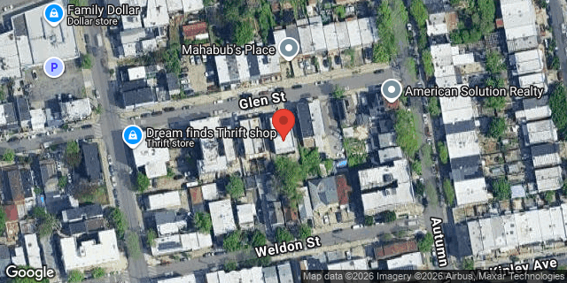 Aerial map of 140 GLEN STREET, Brooklyn