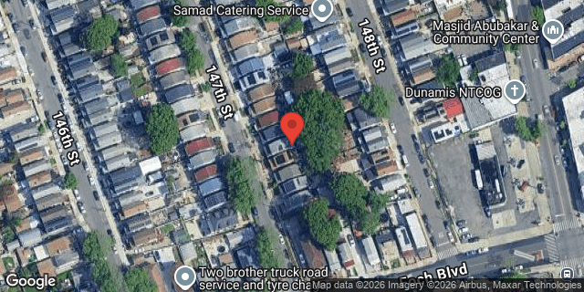 Aerial map of 116-45 147 STREET, Queens