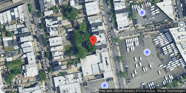 Aerial map of 226 LOGAN STREET, Brooklyn