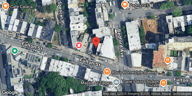 Aerial map of 1193 FULTON STREET, Brooklyn