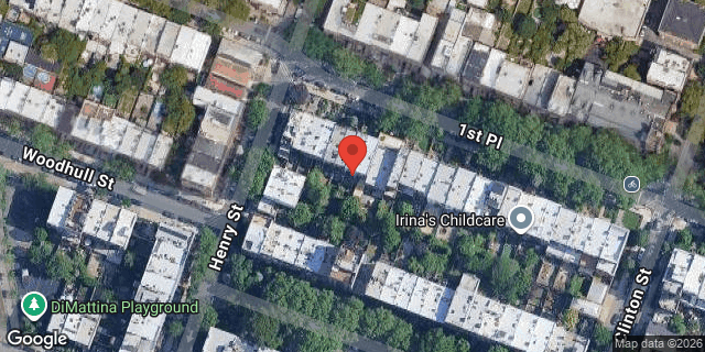 Aerial map of 14 1 PLACE, Brooklyn