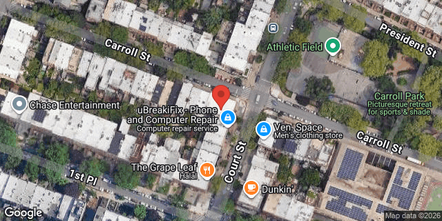 Aerial map of 390 COURT STREET, Brooklyn