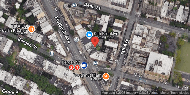 Aerial map of 239 FLATBUSH AVENUE, Brooklyn