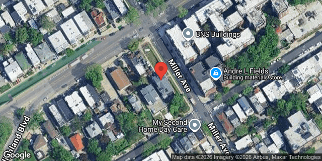 Aerial map of 67 SUNNYSIDE AVENUE, Brooklyn