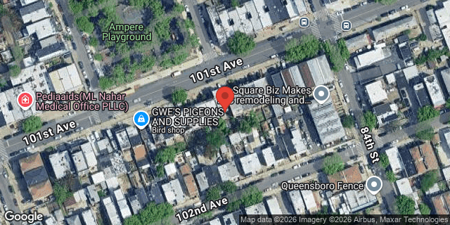 Aerial map of 83-02 101 AVENUE, Queens