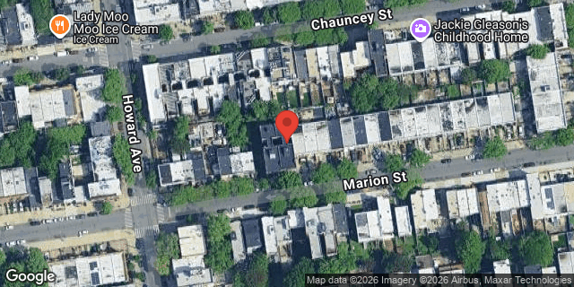 Aerial map of 265 MARION STREET, Brooklyn