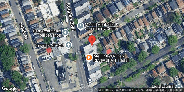 Aerial map of 116-53 SUTPHIN BOULEVARD, Queens