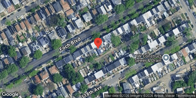 Aerial map of 150-76 FOCH BOULEVARD, Queens