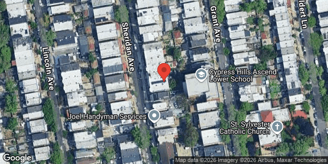 Aerial map of 61 SHERIDAN AVENUE, Brooklyn