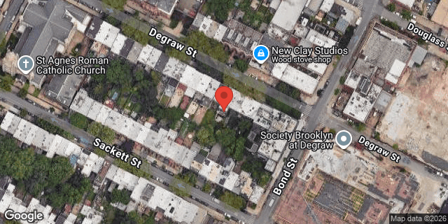Aerial map of 470 DEGRAW STREET, Brooklyn