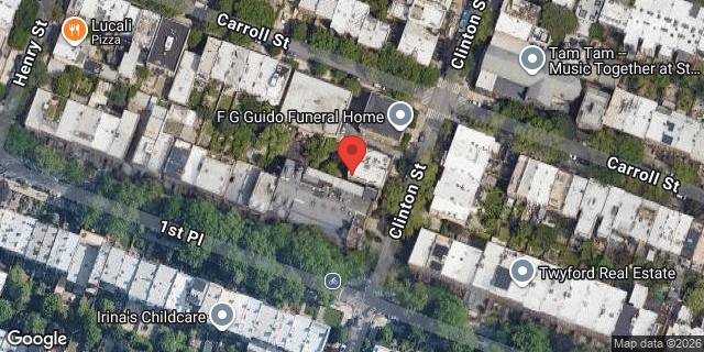 Aerial map of 448 CLINTON STREET, Brooklyn