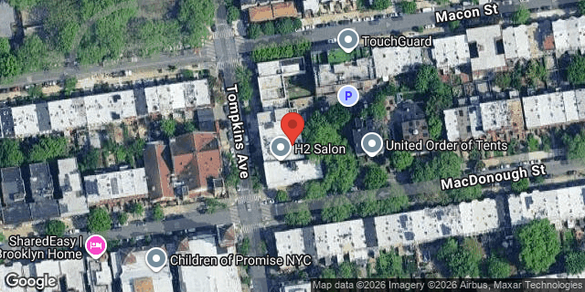 Aerial map of 471 TOMPKINS AVENUE, Brooklyn
