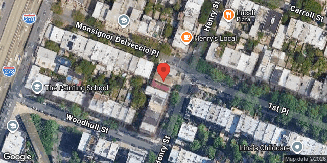 Aerial map of 576 HENRY STREET, Brooklyn