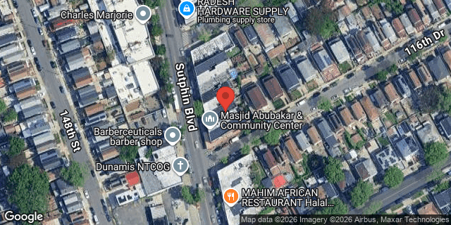 Aerial map of 116-43 SUTPHIN BOULEVARD, Queens