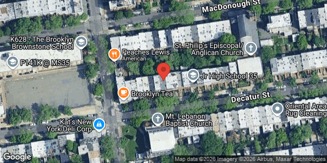 Aerial map of 237A DECATUR STREET, Brooklyn