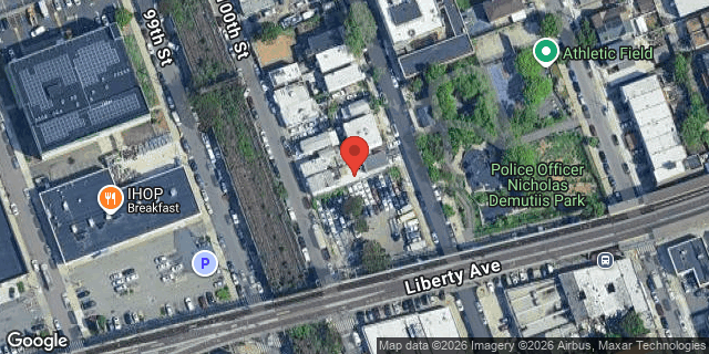 Aerial map of 103-67 100 STREET, Queens