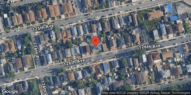 Aerial map of 174-27 126 AVENUE, Queens