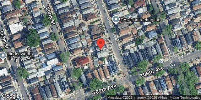 Aerial map of 107-60 115 STREET, Queens