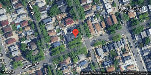 Aerial map of 115-60 INWOOD STREET, Queens