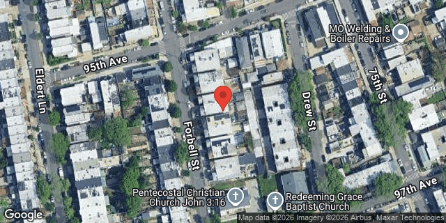 Aerial map of 65 FORBELL STREET, Brooklyn
