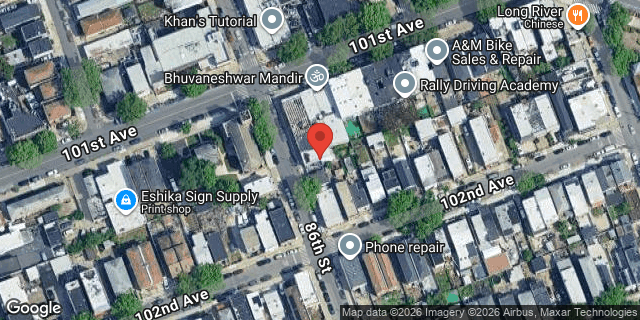 Aerial map of 101-11 86 STREET, Queens