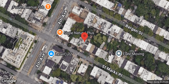 Aerial map of 83 ST MARKS PLACE, Brooklyn