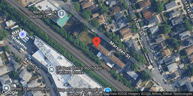 Aerial map of 120-32 MARSDEN STREET, Queens