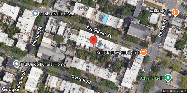 Aerial map of 246 PRESIDENT STREET, Brooklyn