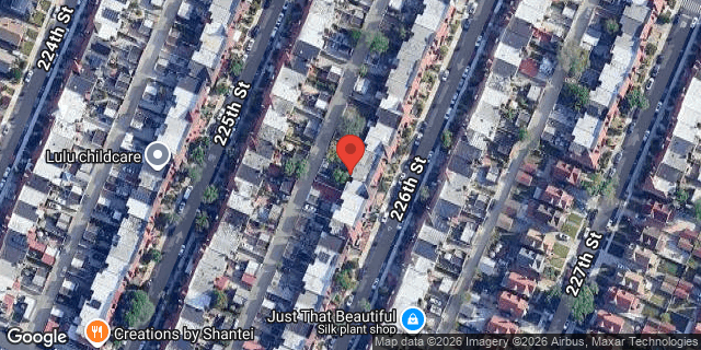 Aerial map of 130-38 226 STREET, Queens