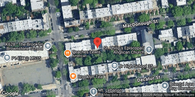 Aerial map of 312 MAC DONOUGH STREET, Brooklyn