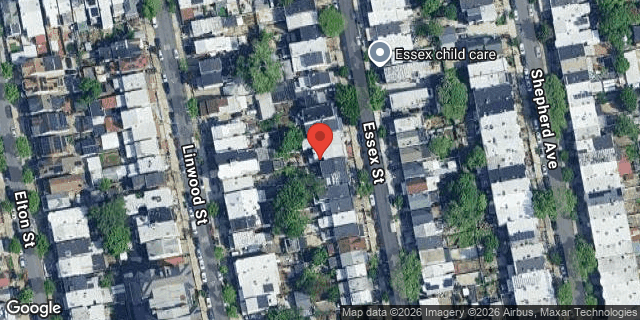 Aerial map of 102 ESSEX STREET, Brooklyn