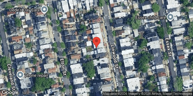 Aerial map of 156 LINWOOD STREET, Brooklyn
