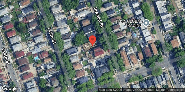 Aerial map of 115-42 INWOOD STREET, Queens